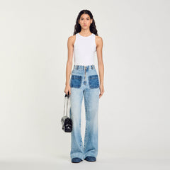 High-rise jeans Light Bu Jean Sandro Women