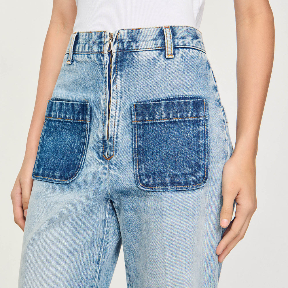 High-rise jeans Light Bu Jean Sandro Women
