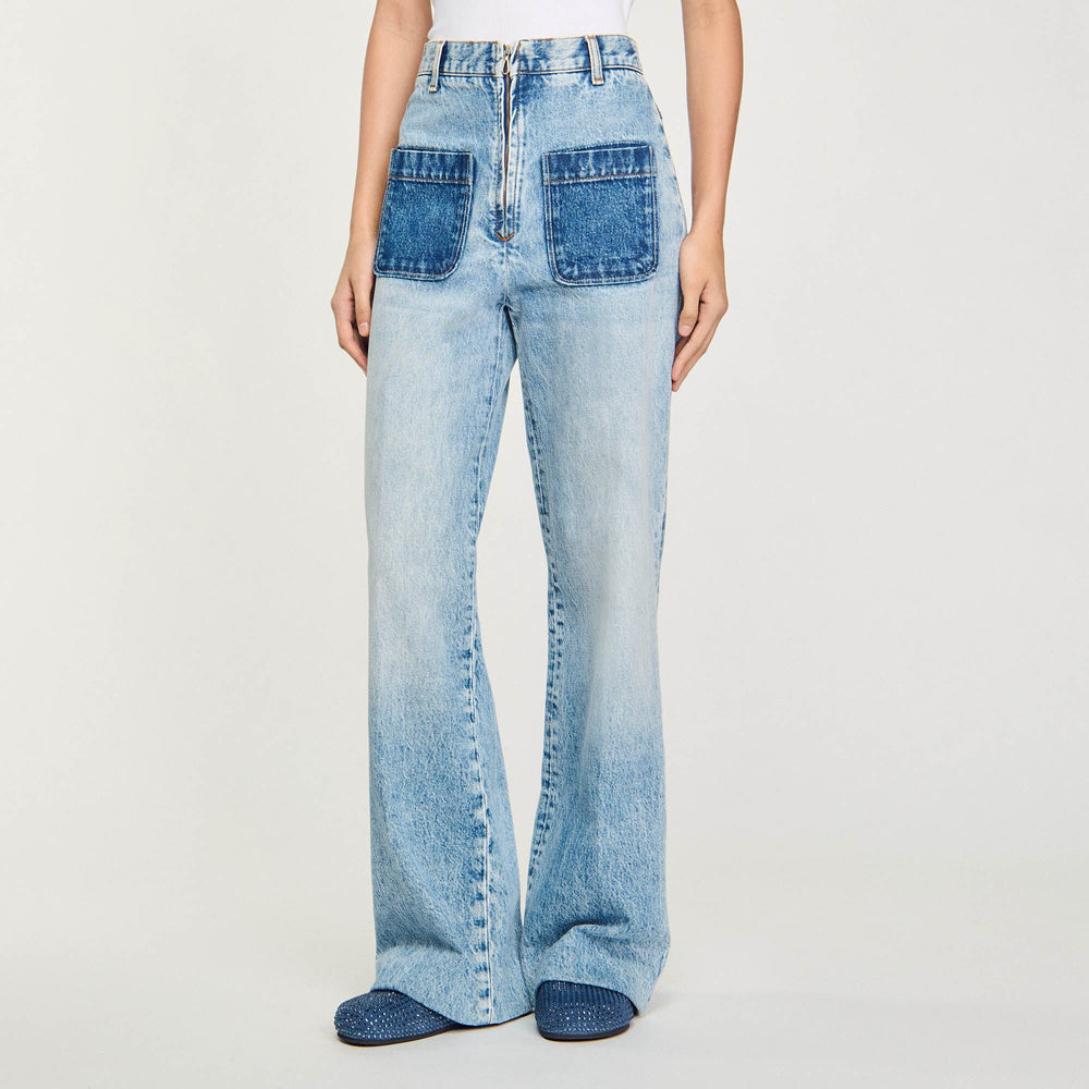 High-rise jeans Light Bu Jean Sandro Women
