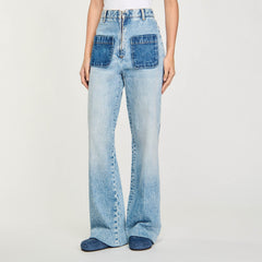 High-rise jeans Light Bu Jean Sandro Women