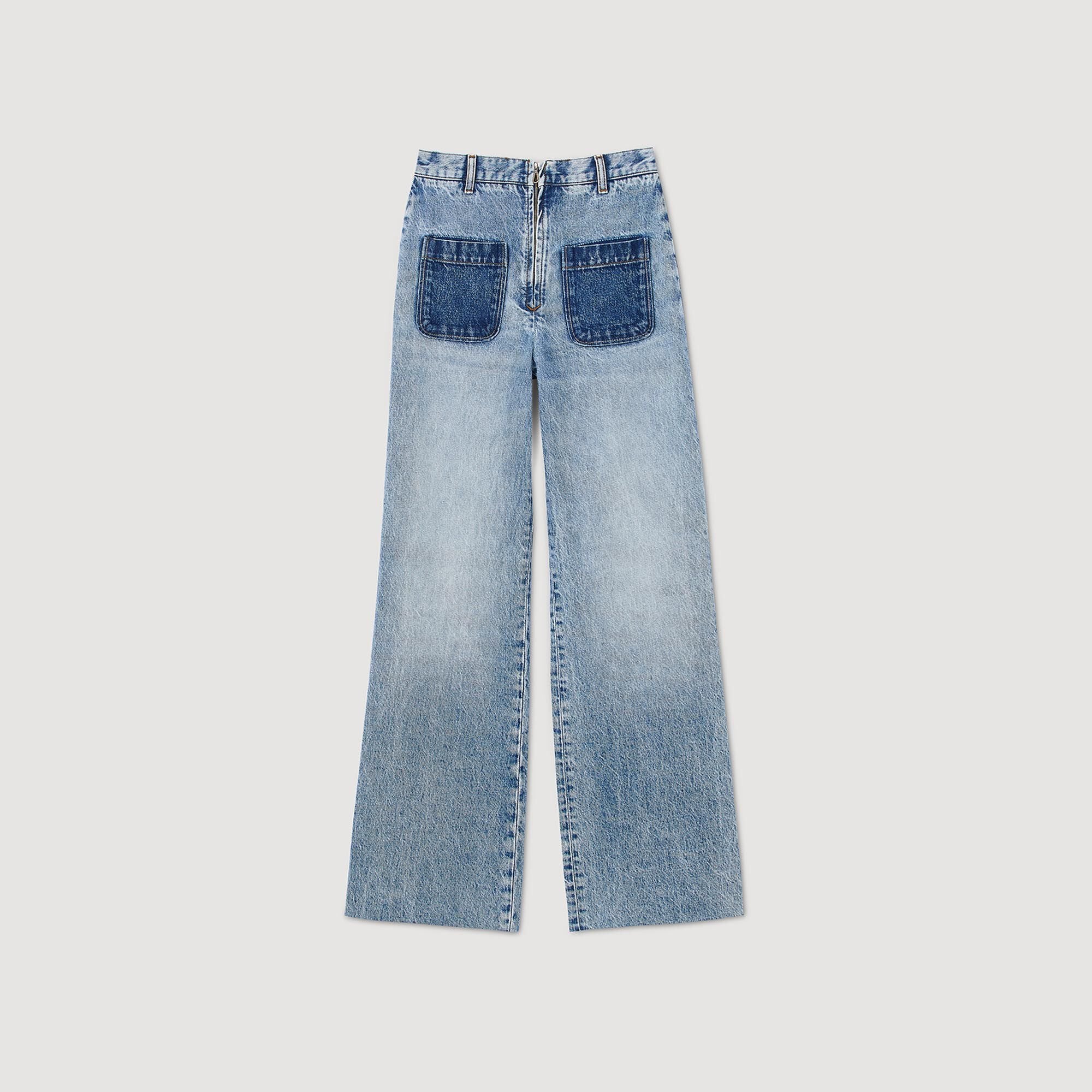 High-rise jeans Light Bu Jean Sandro Women