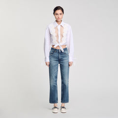 Faded jeans Blue Jean Sandro Women