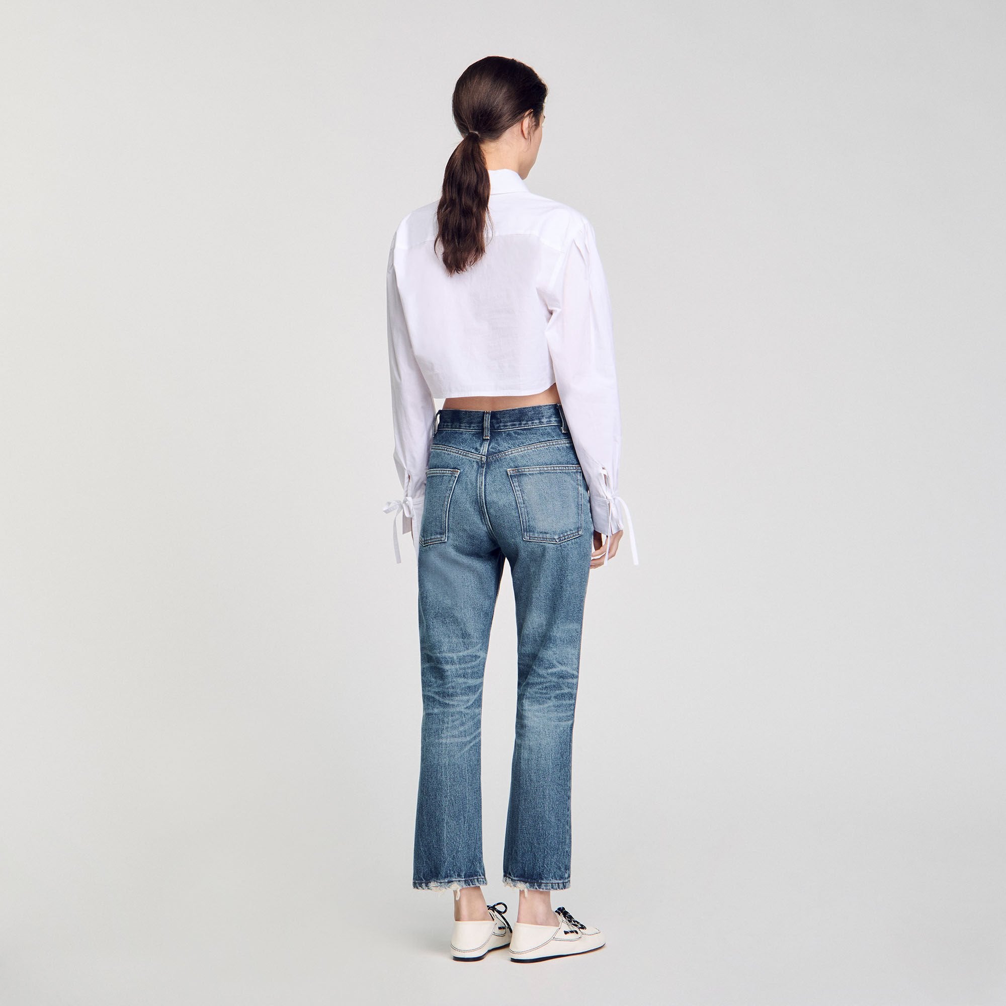 Faded jeans Blue Jean Sandro Women
