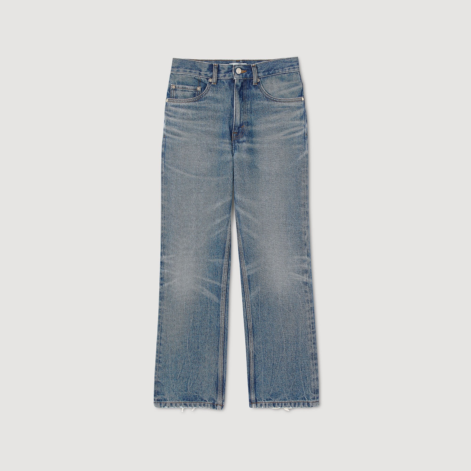 Faded jeans Blue Jean Sandro Women