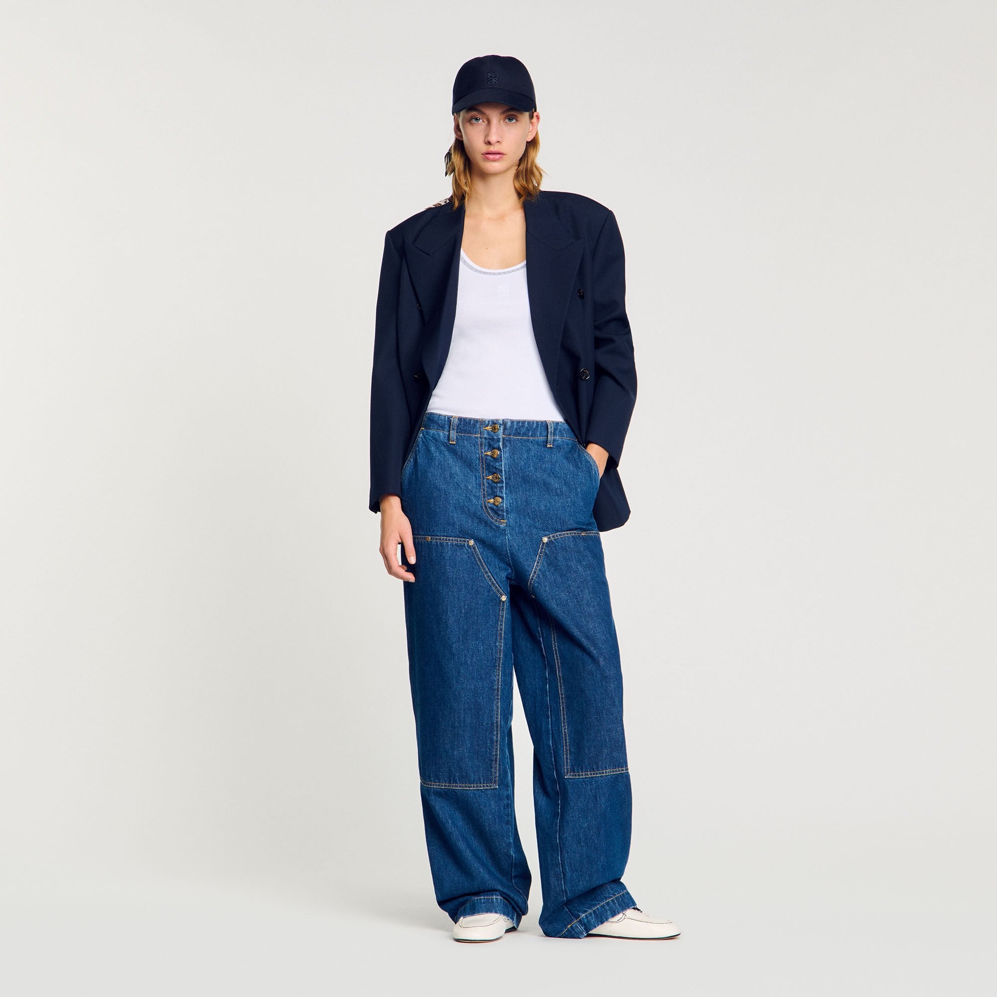 Carpenter jeans Blue Jean Sandro Women