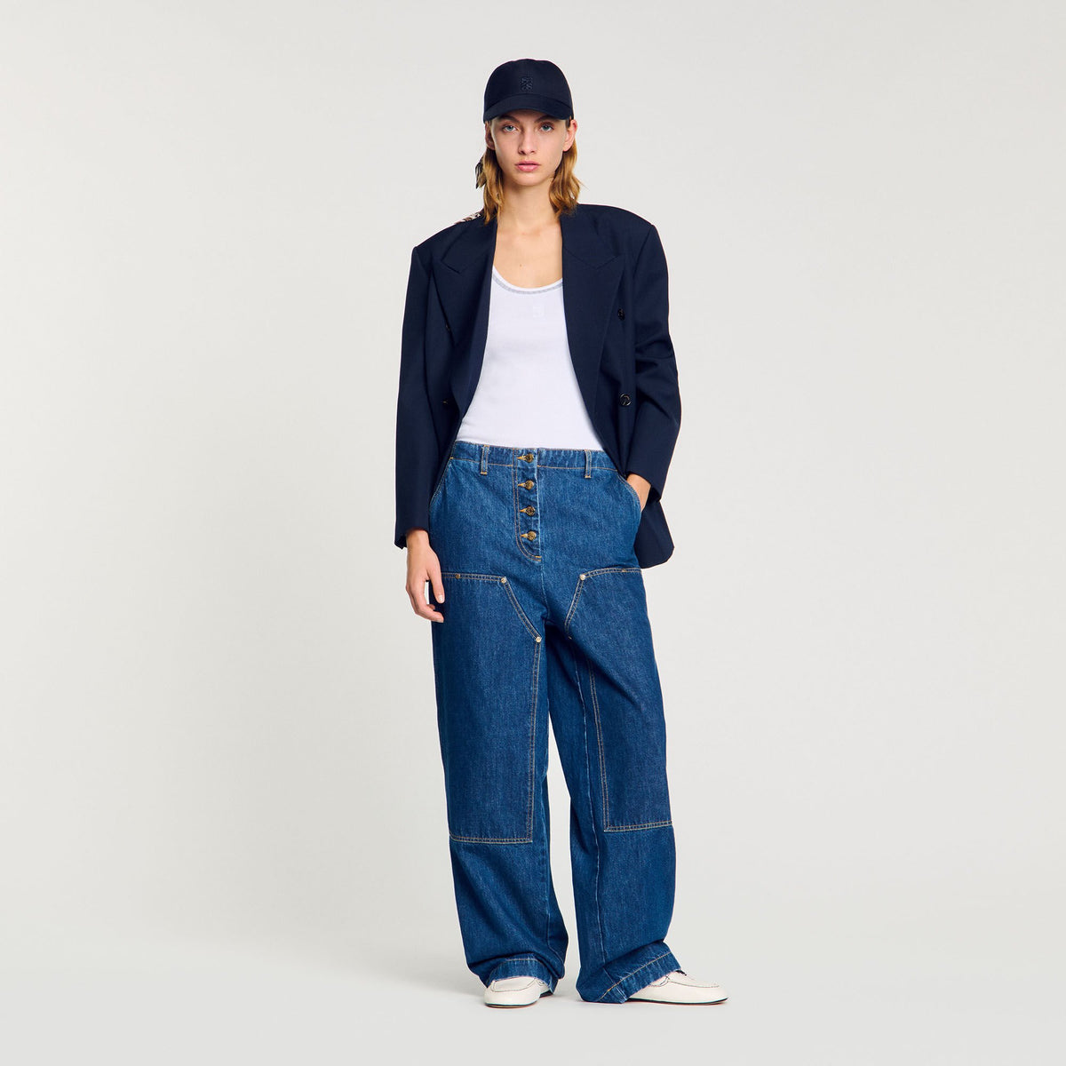 Carpenter jeans Blue Jean Sandro Women