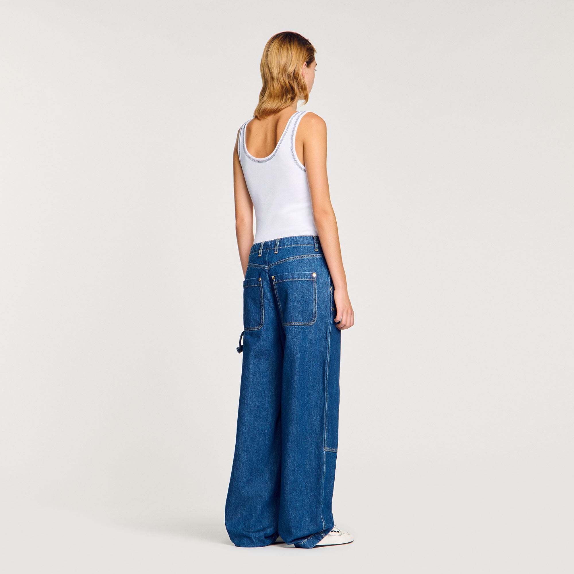 Carpenter jeans Blue Jean Sandro Women