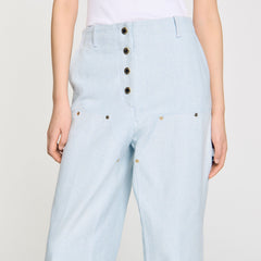 Carpenter jeans Light Blue Sandro Women