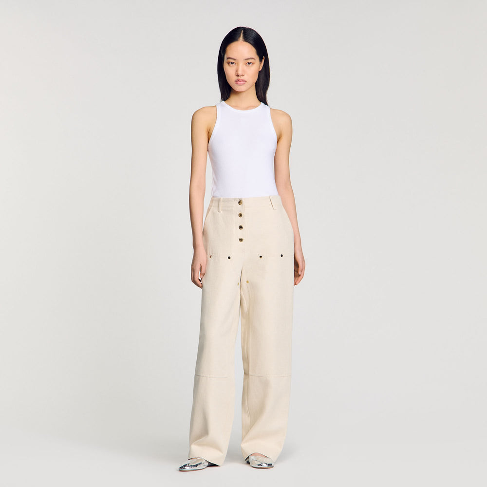 Carpenter jeans Oats Sandro Women
