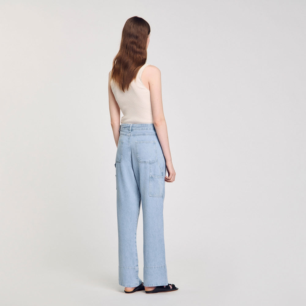 Wide-leg jeans Blue Jean Sandro Women