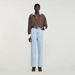 Straight-leg jeans Blue Sandro Women