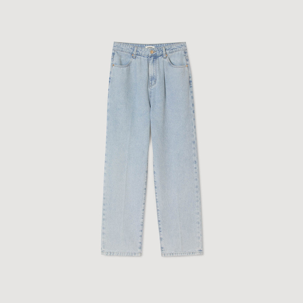Straight-leg jeans Blue Sandro Women