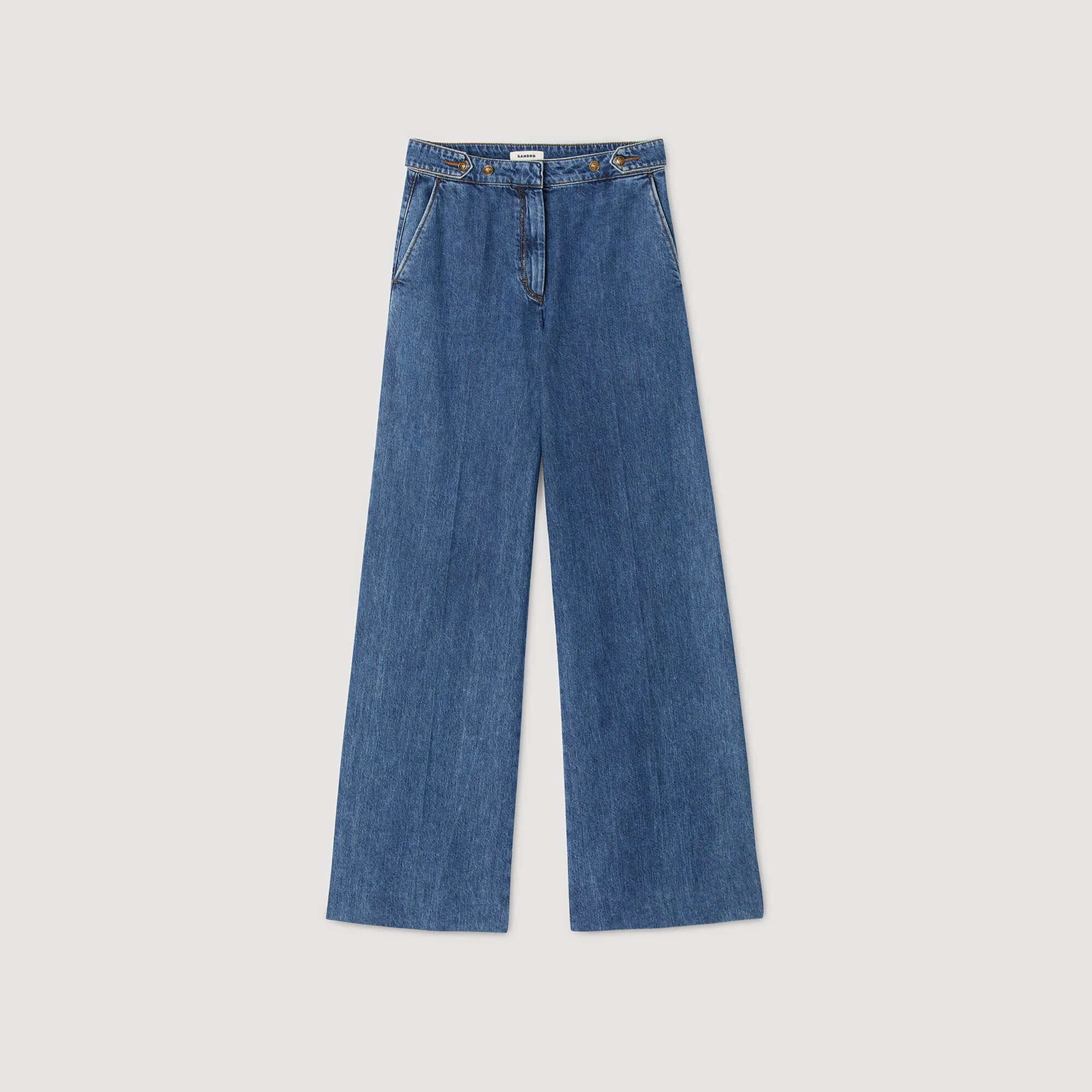 Wide-leg jeans Blue Jean Sandro Women