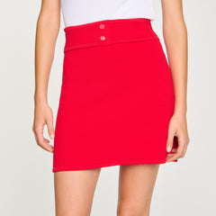 Mini knit skirt Red Sandro Women