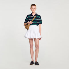 Mini bubble skirt White Sandro Women