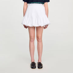 Mini bubble skirt White Sandro Women