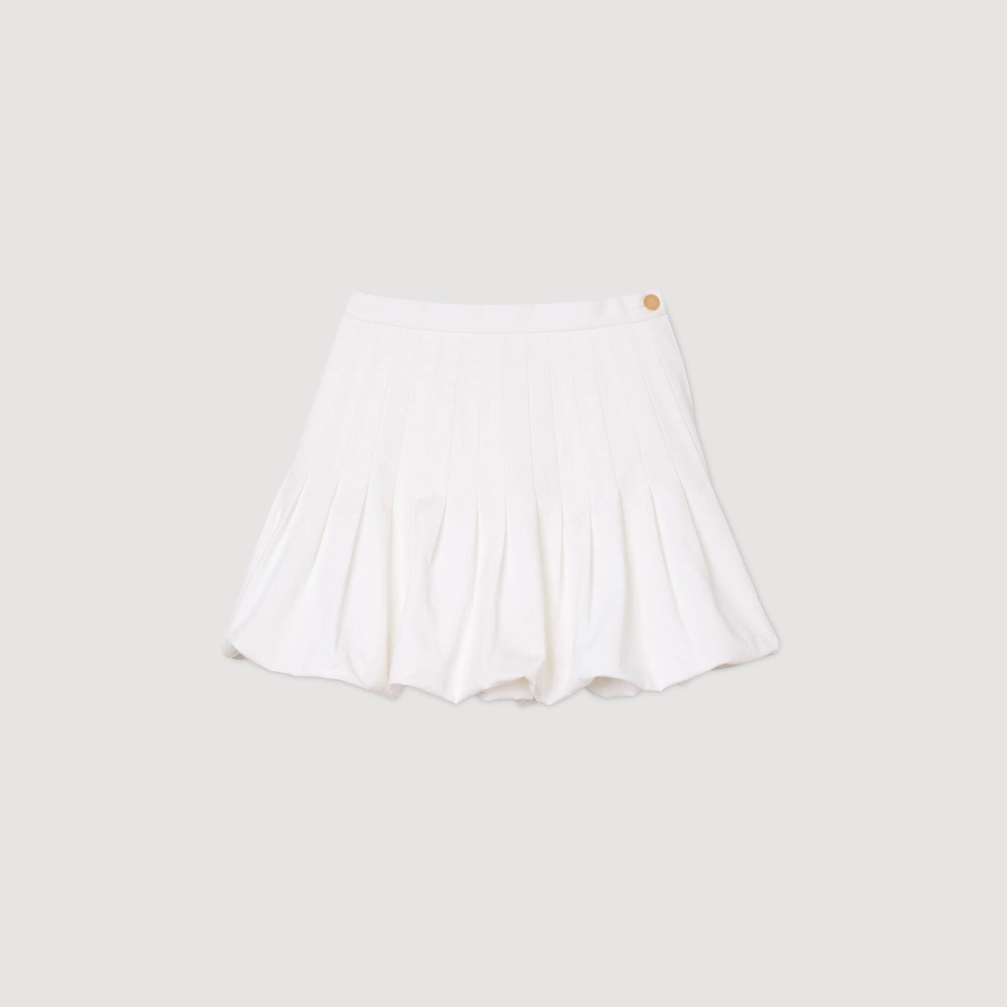 Mini bubble skirt White Sandro Women
