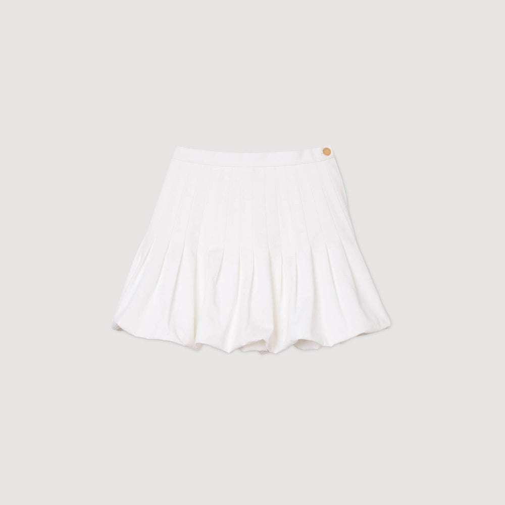 Mini bubble skirt White Sandro Women