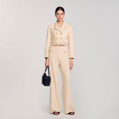 Suit trousers Sand Sandro Women
