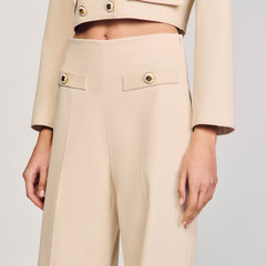 Suit trousers Sand Sandro Women