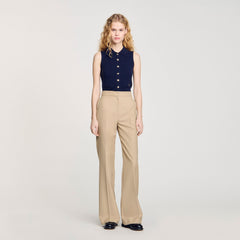 Suit trousers Sand Sandro Women