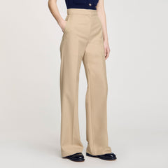 Suit trousers Sand Sandro Women