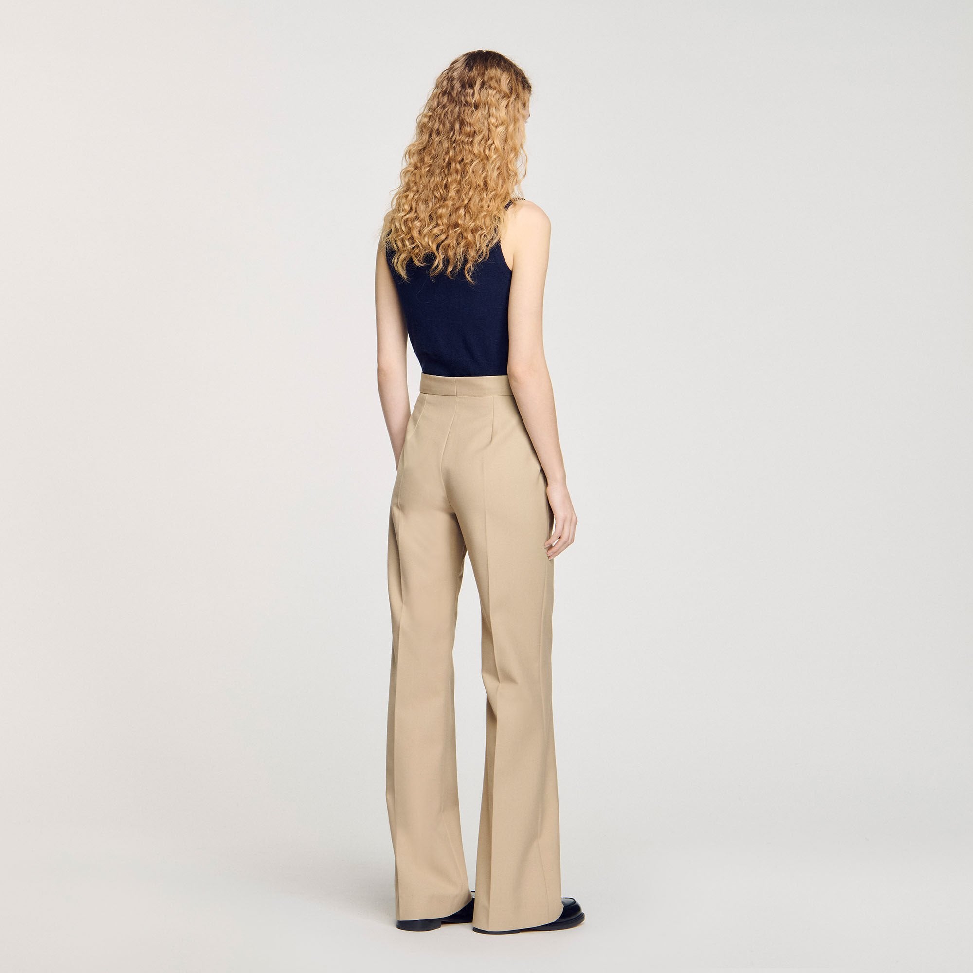 Suit trousers Sand Sandro Women