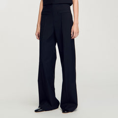 Suit trousers Black Sandro Women