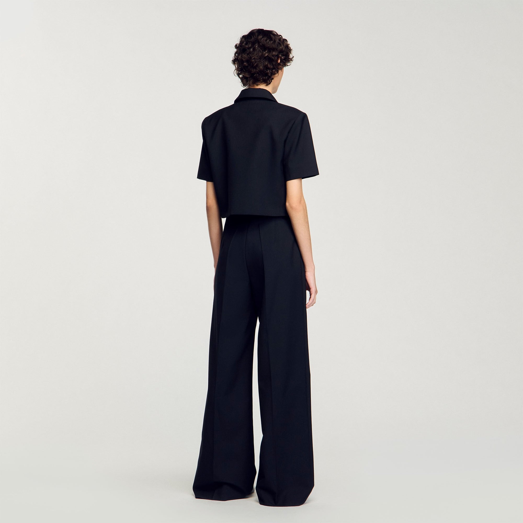 Suit trousers Black Sandro Women