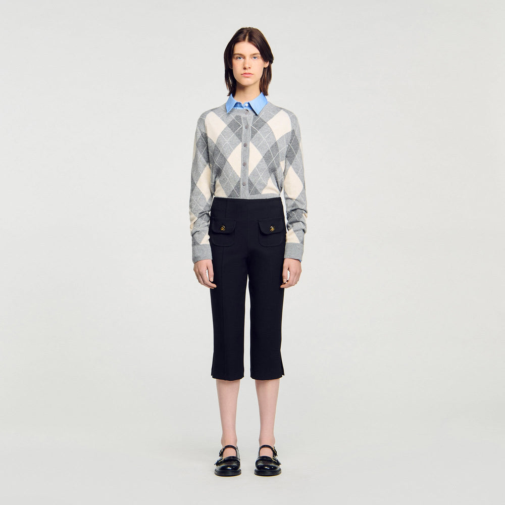 Capri trousers Black Sandro Women