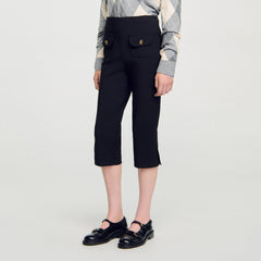 Capri trousers Black Sandro Women