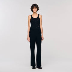 Straight-leg trousers Black Sandro Women