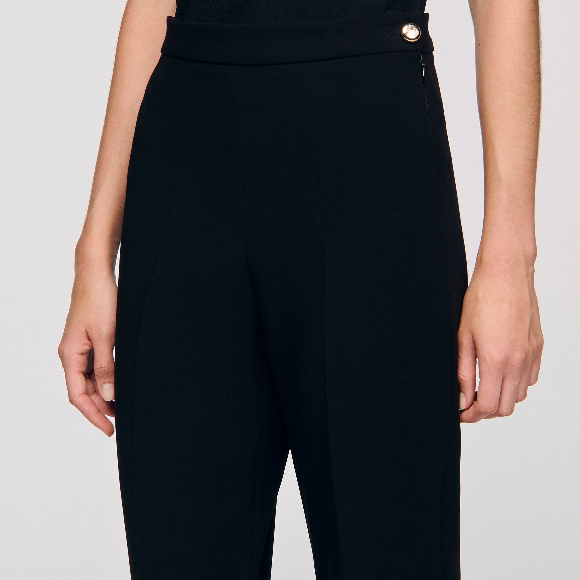 Straight-leg trousers Black Sandro Women