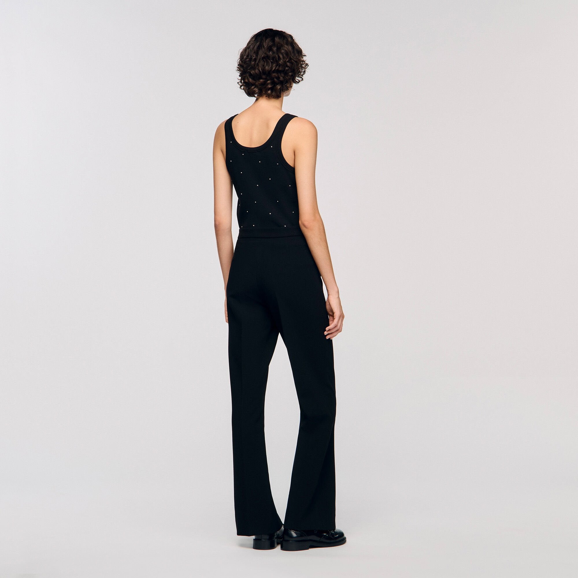 Straight-leg trousers Black Sandro Women