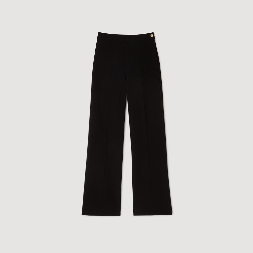 Straight-leg trousers Black Sandro Women