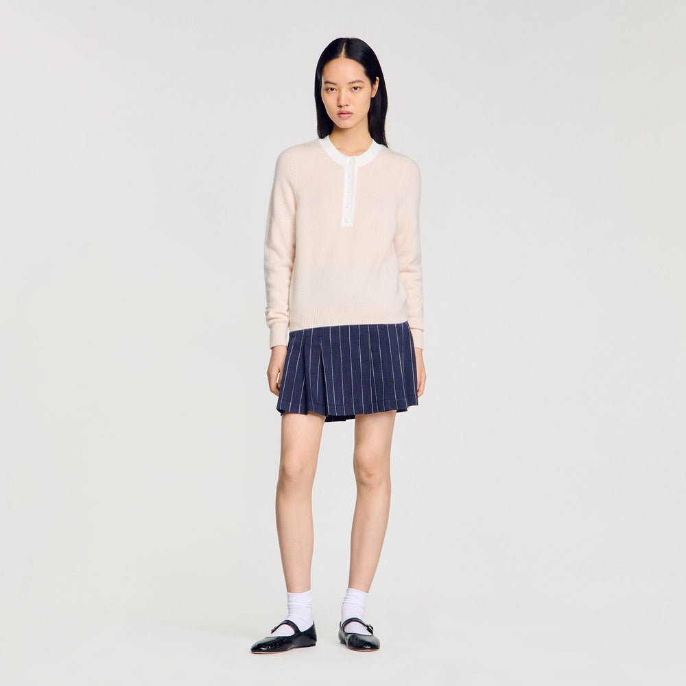 Wool and cashmere sweater Nude Sandro Women
