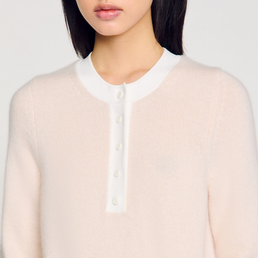 Wool and cashmere sweater Nude Sandro Women