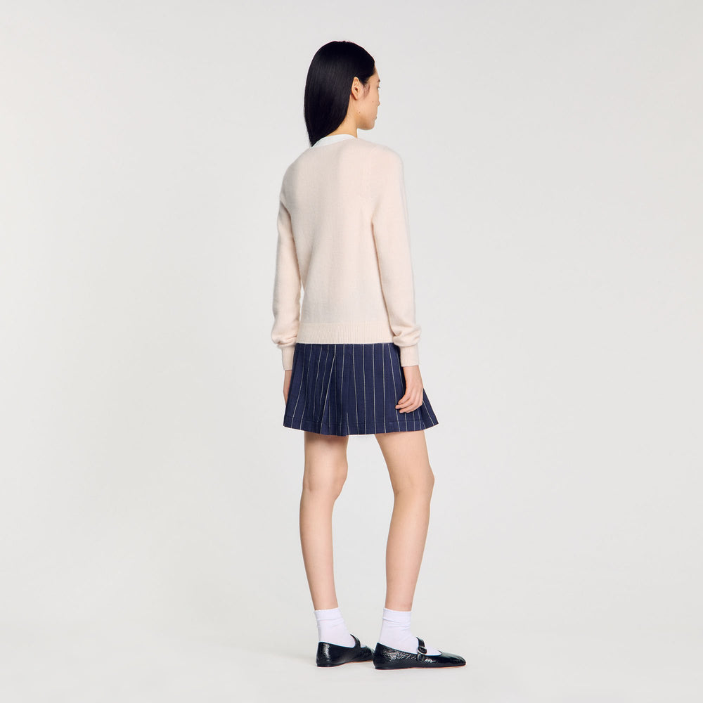 Wool and cashmere sweater Nude Sandro Women