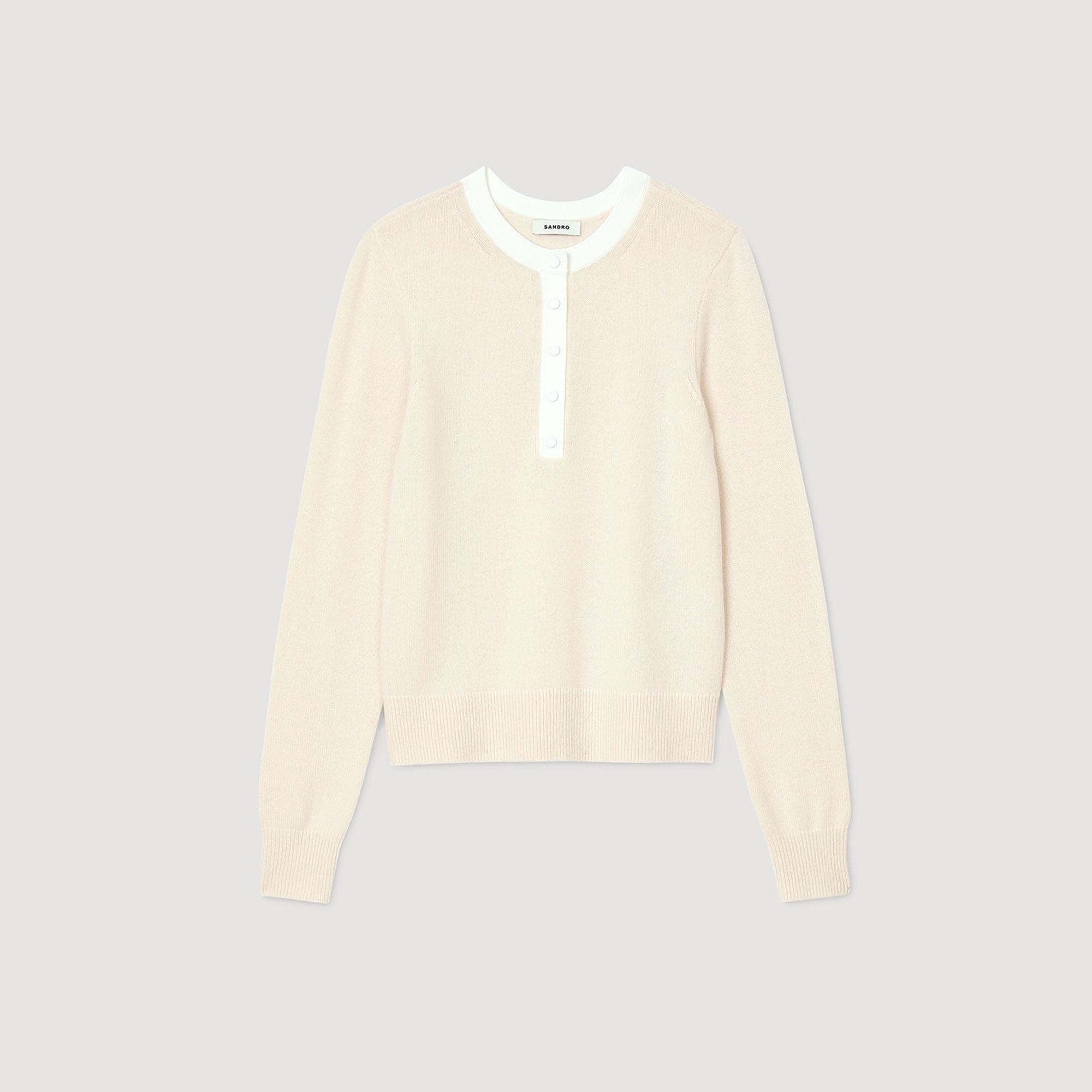 Wool and cashmere sweater Nude Sandro Women