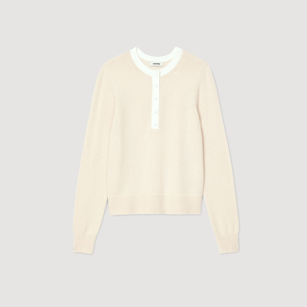 Wool and cashmere sweater Nude Sandro Women