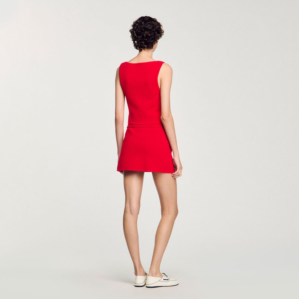 Sleeveless sweater Red Sandro Women