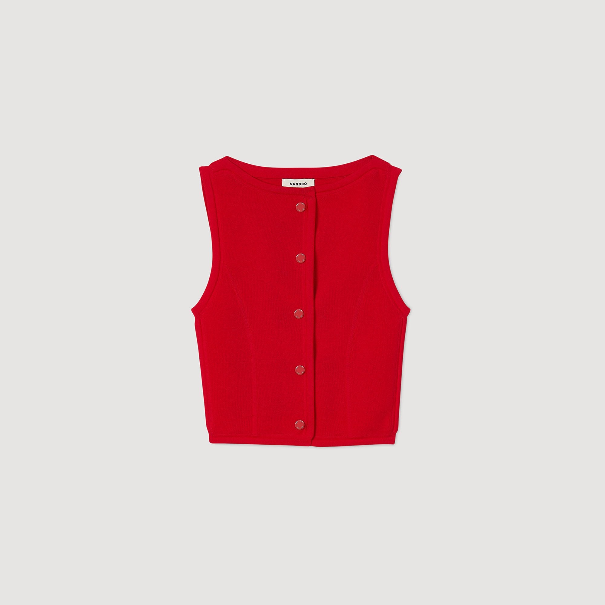 Sleeveless sweater Red Sandro Women