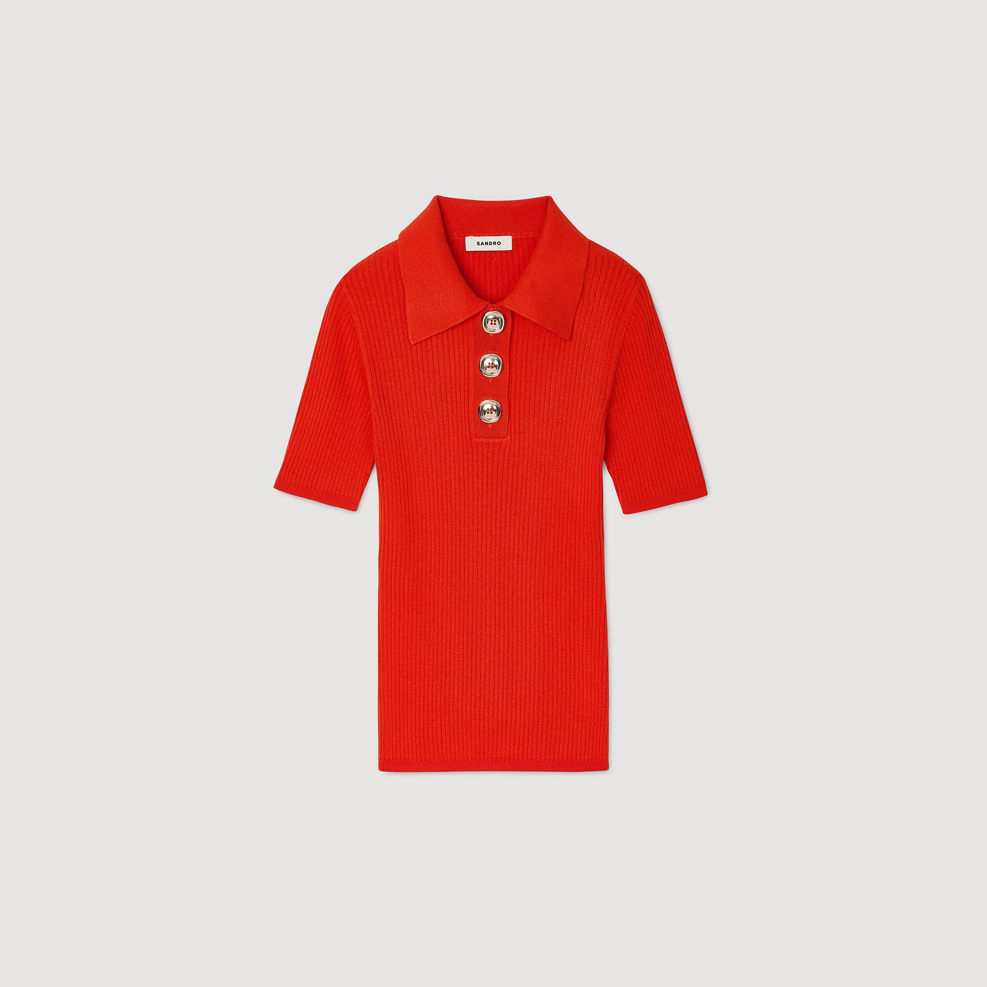 Polo-neck sweater Poppy Sandro Women