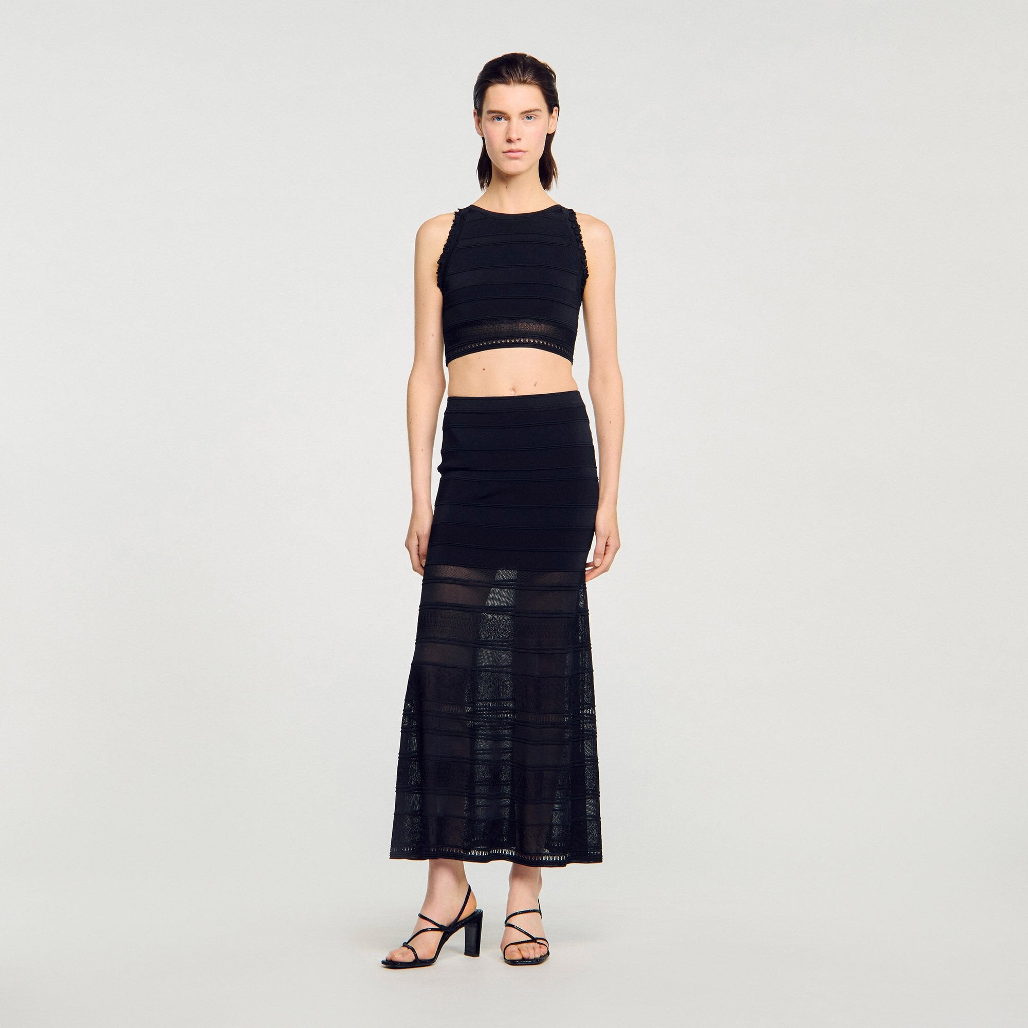 Sleeveless top Black Sandro Women