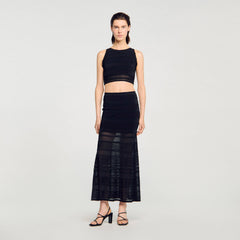Sleeveless top Black Sandro Women
