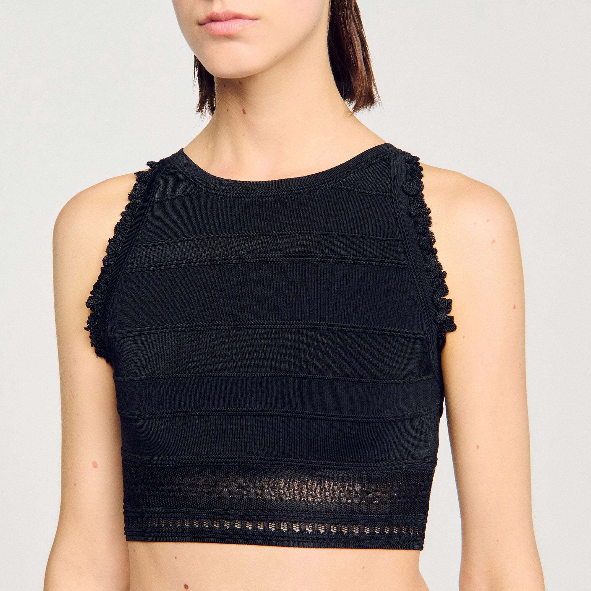 Sleeveless top Black Sandro Women