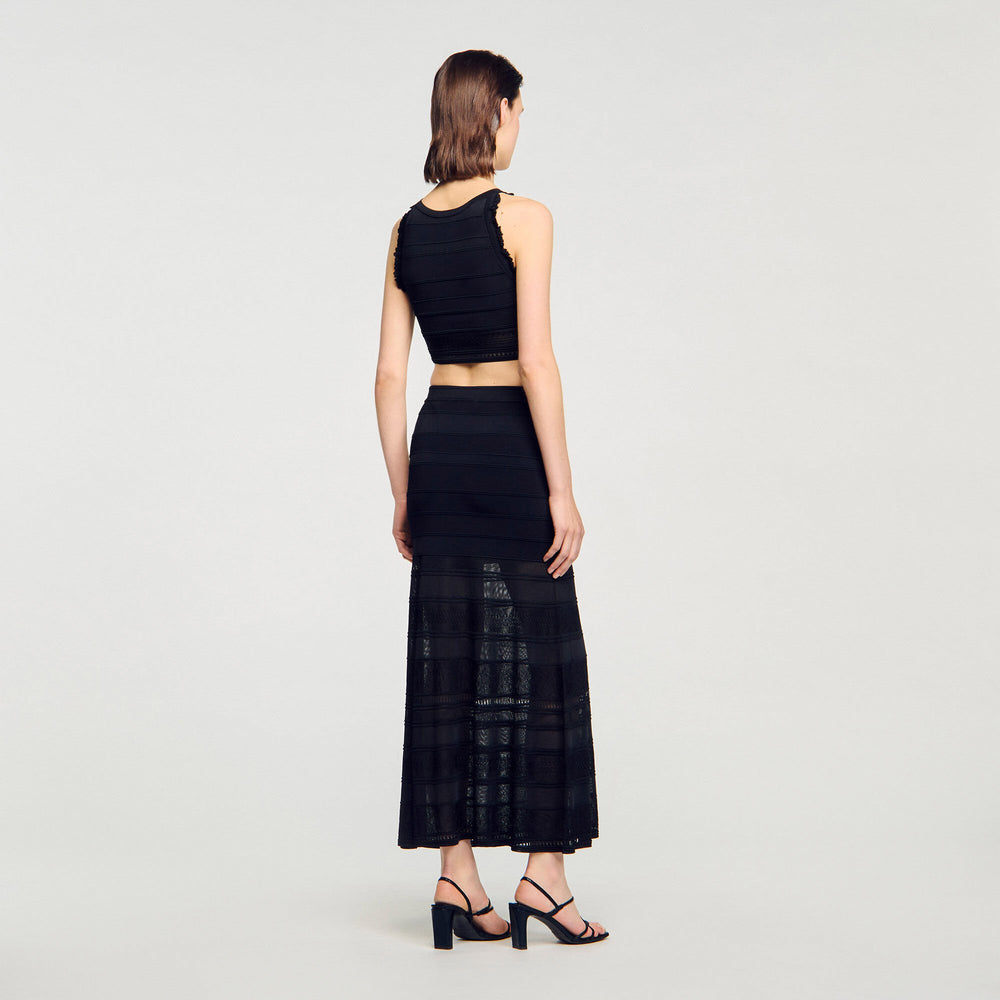 Sleeveless top Black Sandro Women