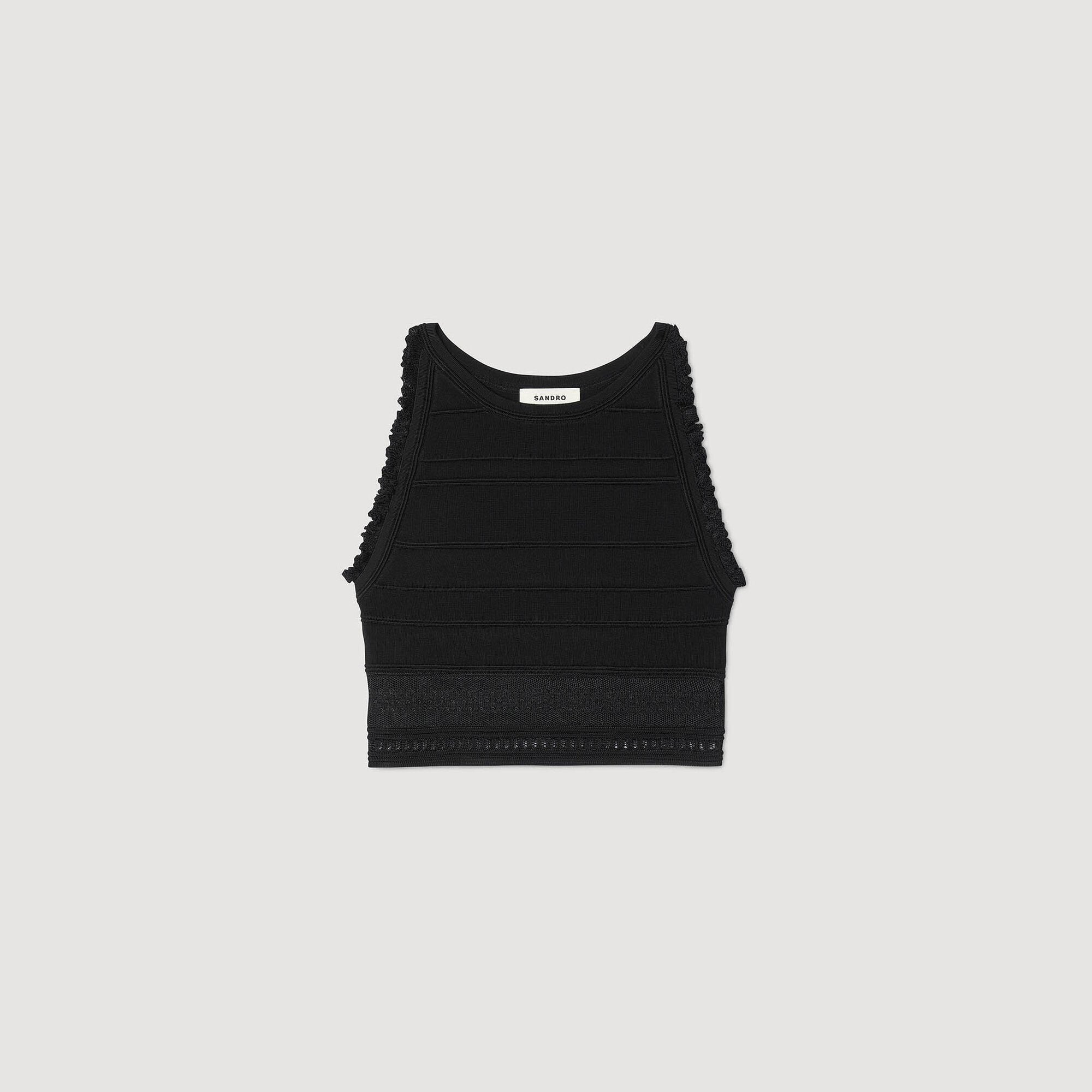 Sleeveless top Black Sandro Women