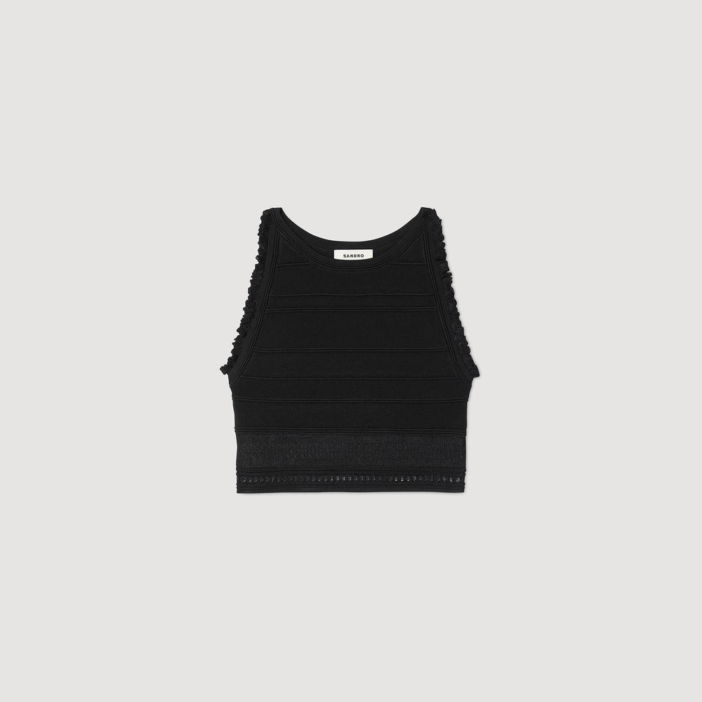 Sleeveless top Black Sandro Women