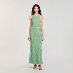 Decorative knit top Mint Sandro Women